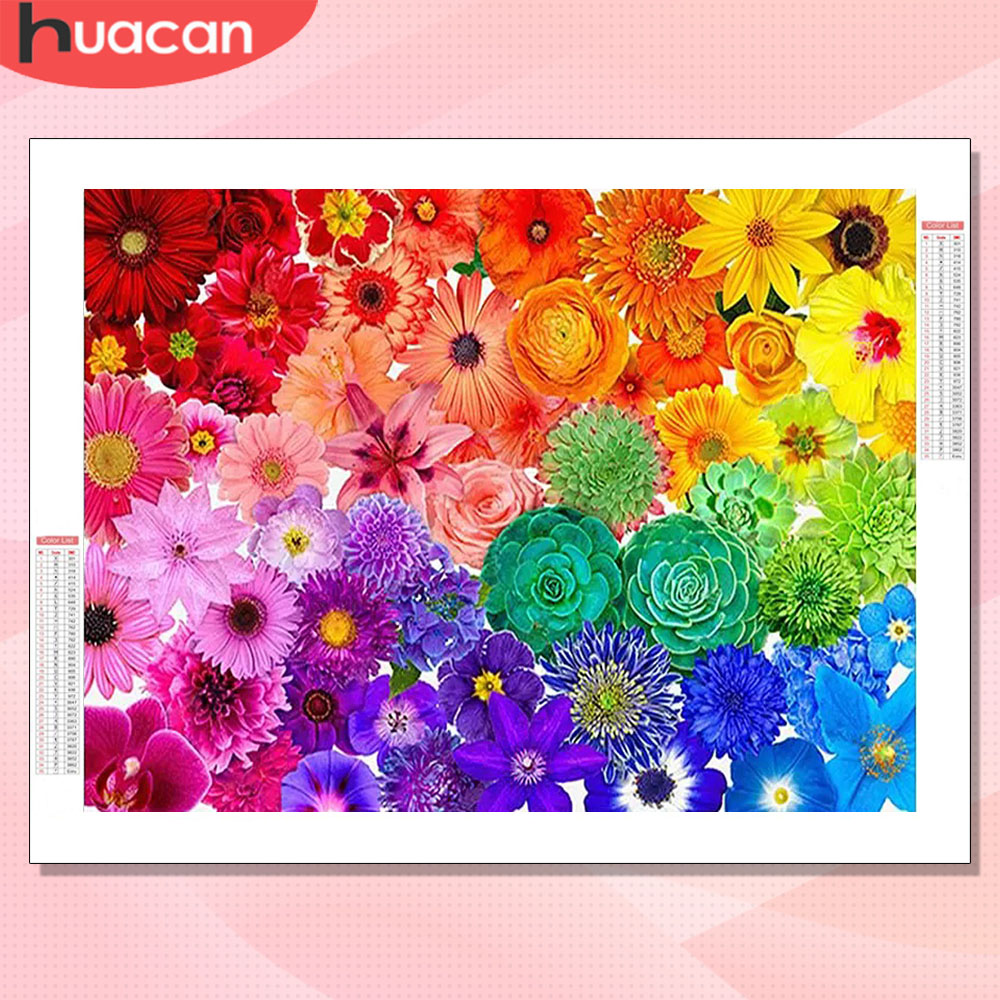 Resin Art Rose - Kits de Broderie Diamant HUACAN :