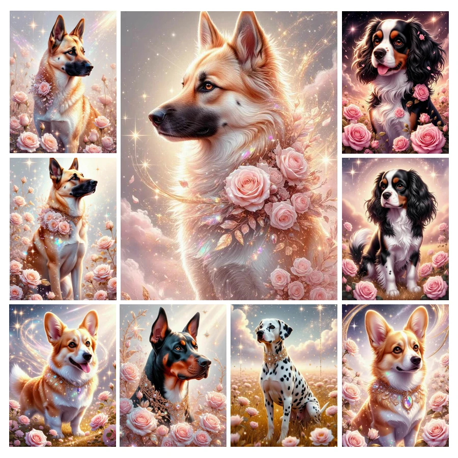 Resin Art Rose - Nouvelle collection 2026 : Peinture diamant