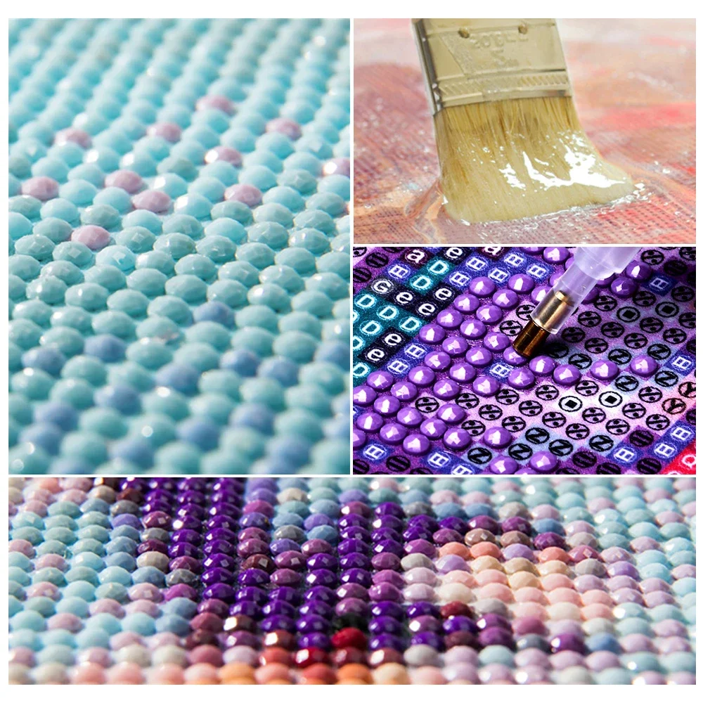 Bouquet de peinture diamant en - Resin Art Wallpaper avis et prix