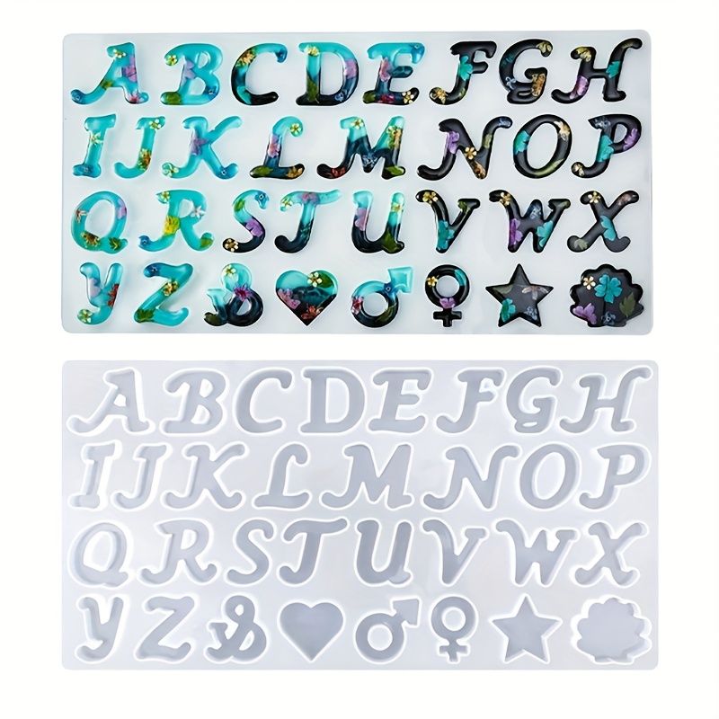 Moule en résine pour miroir st - Resin Art Alphabet avis et prix