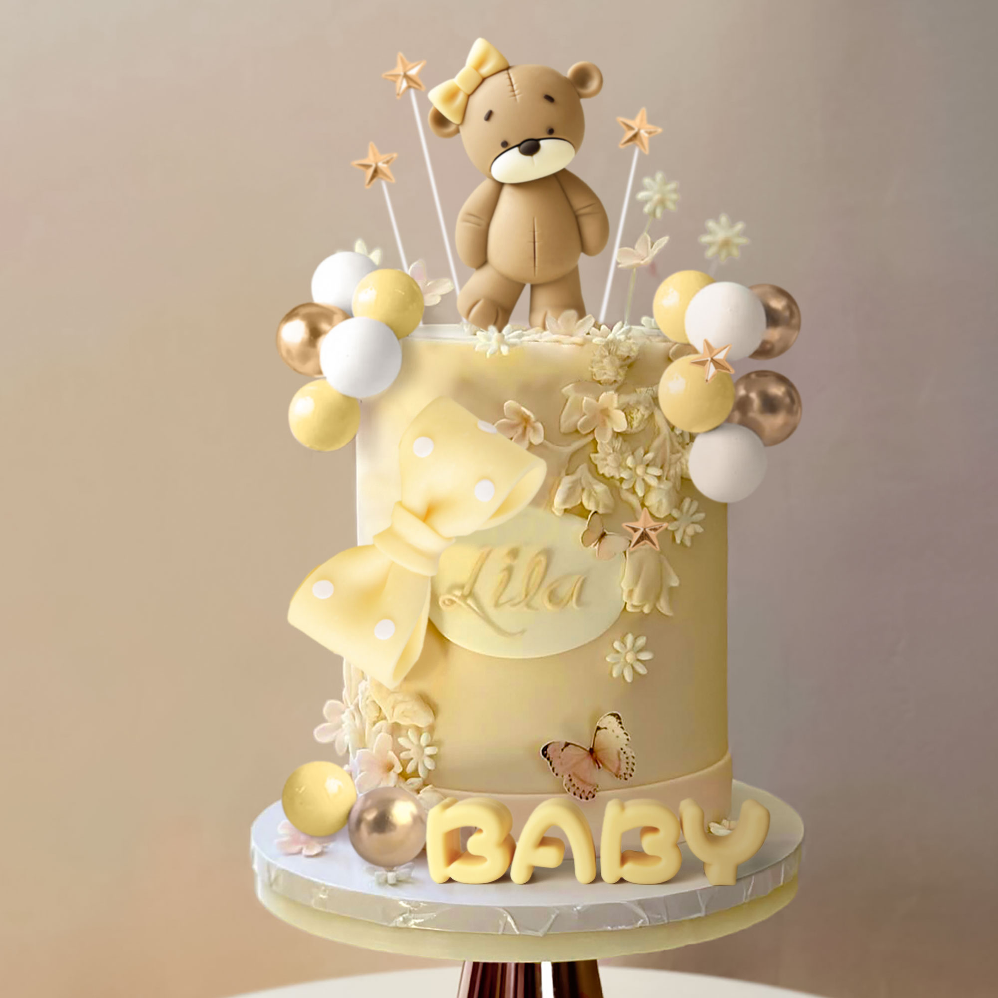 LaVenty ours rose décoration d - Resin Art Alphabet avis et prix