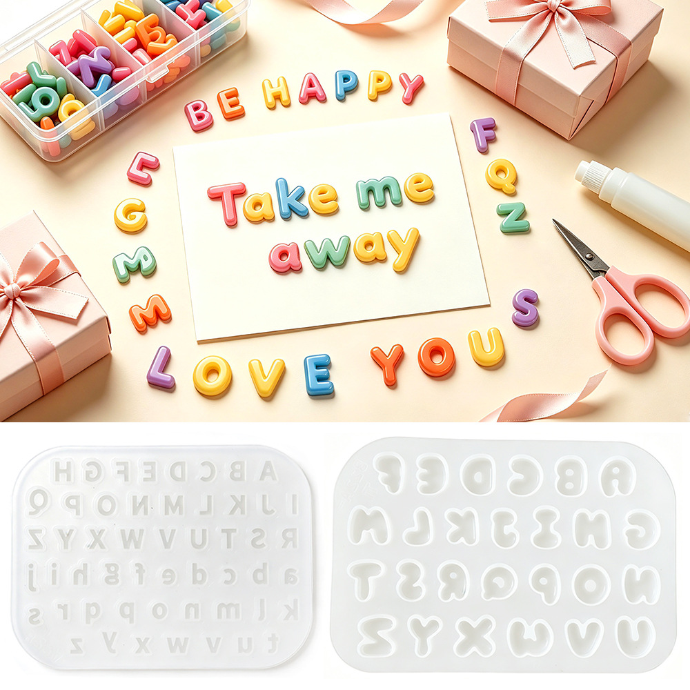 Nouveau moule en silicone alph - Resin Art Alphabet avis et prix