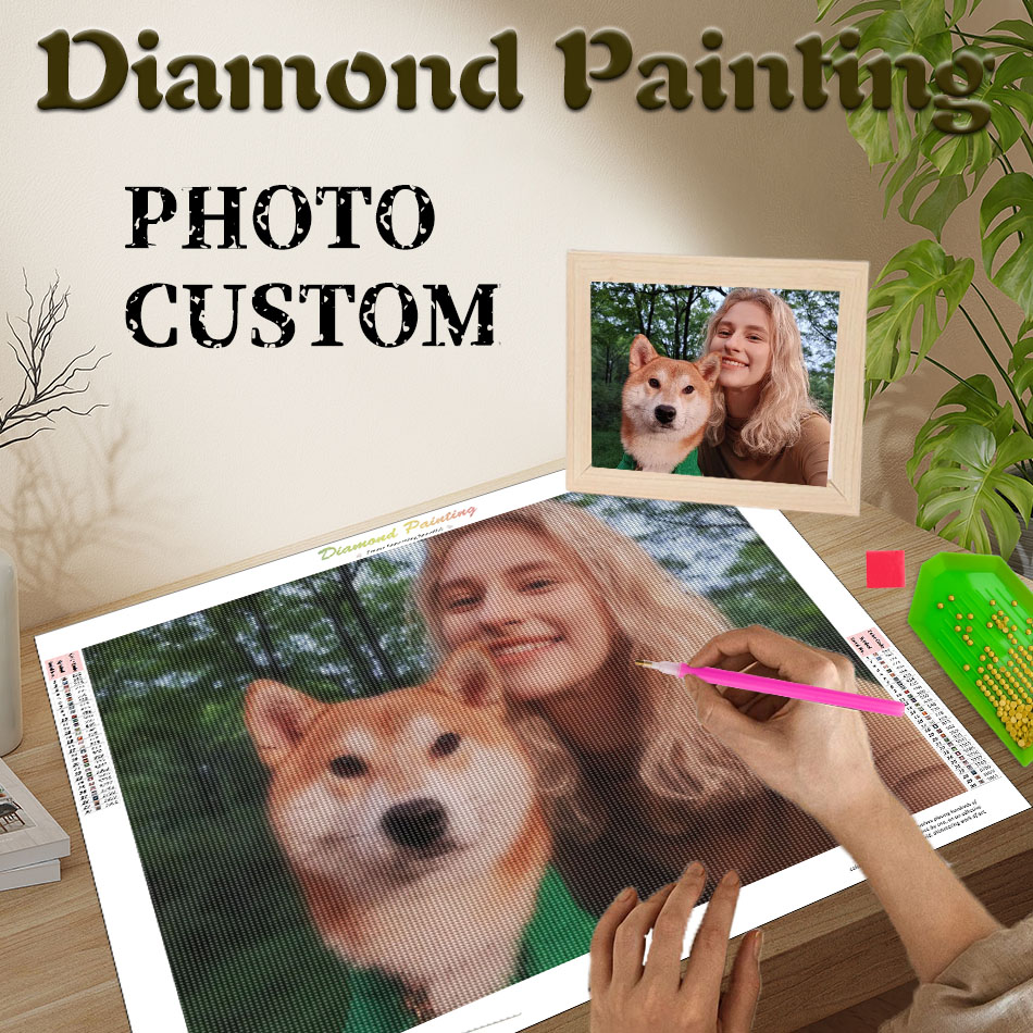 Peinture au diamant PhotoCusto - Resin Art Wedding Gift avis et prix