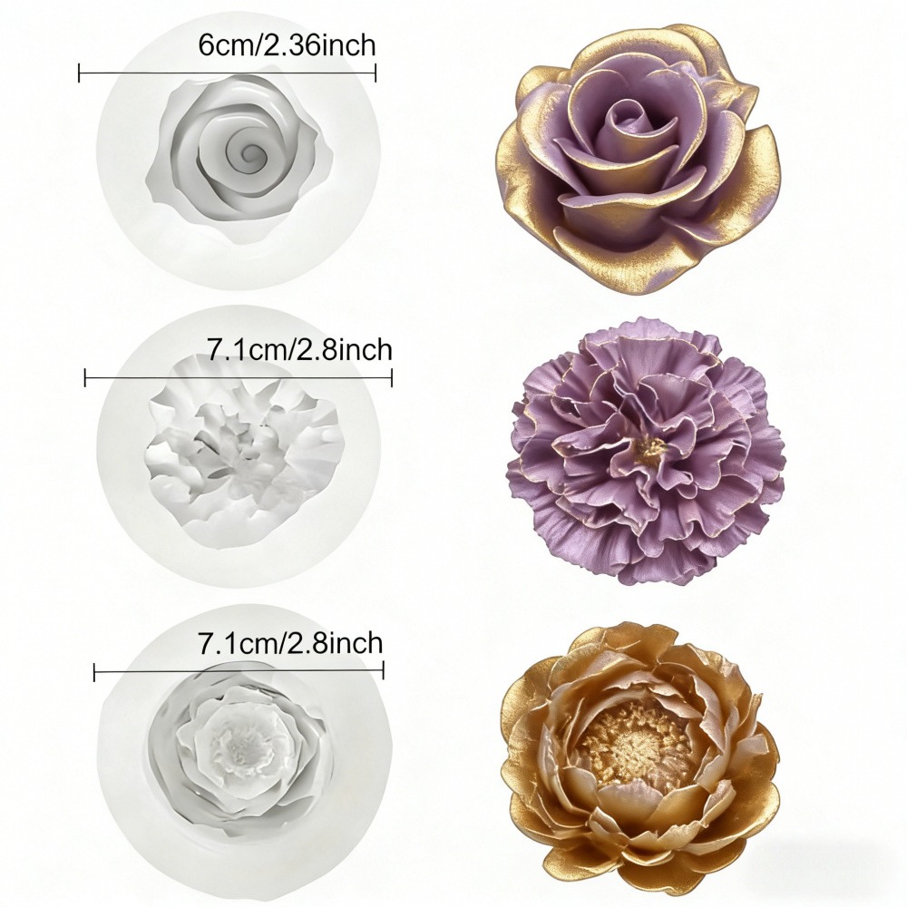 Moules en silicone 3 pièces po - Resin Art Wedding Gift avis et prix