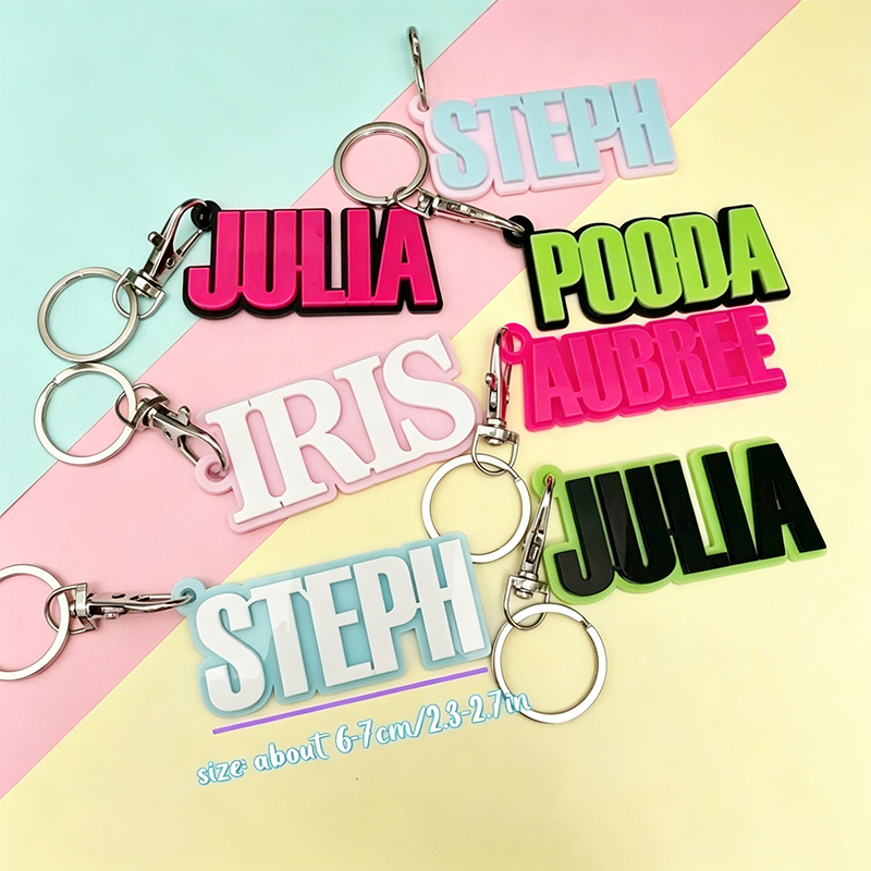 Porte-clés personnalisé en acr - Resin Art Alphabet avis et prix
