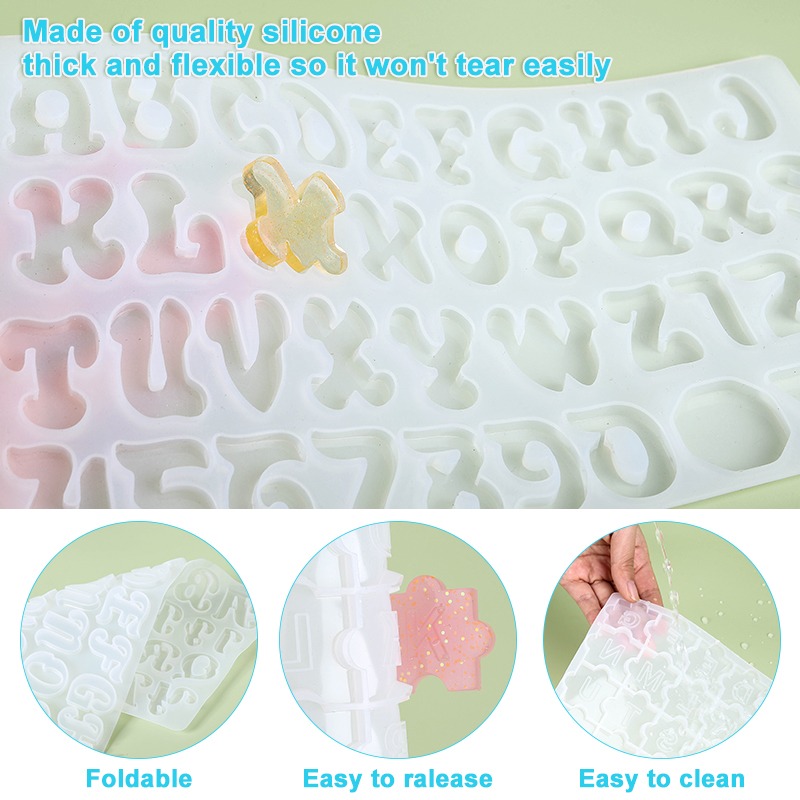 Alphabet porte-clés moules Alp - Resin Art Alphabet avis et prix