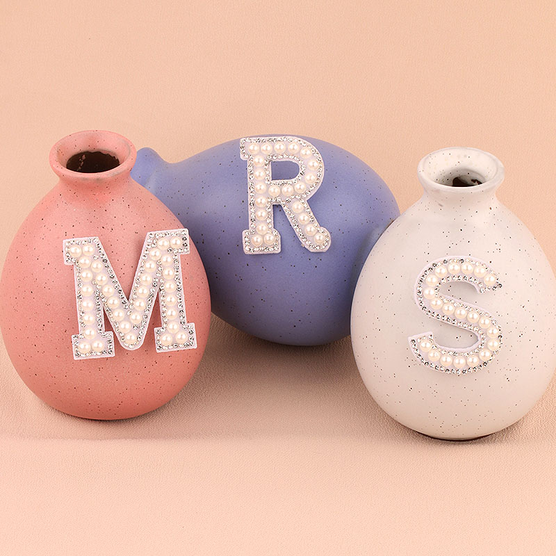 1 ensemble de patchs lettres M - Resin Art Alphabet avis et prix
