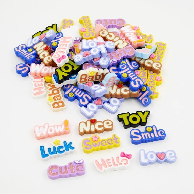 Cabochon en résine à dos plat  - Resin Art Alphabet avis et prix