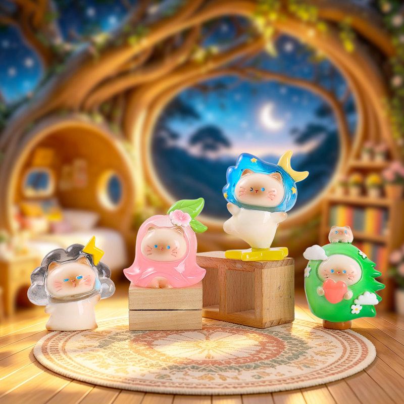 Figurine de chat mignon, série - Resin Art Case avis et prix
