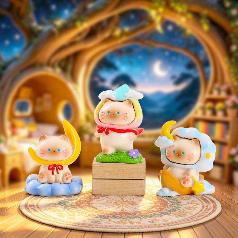 Figurine de chat mignon, série - Resin Art Case avis et prix