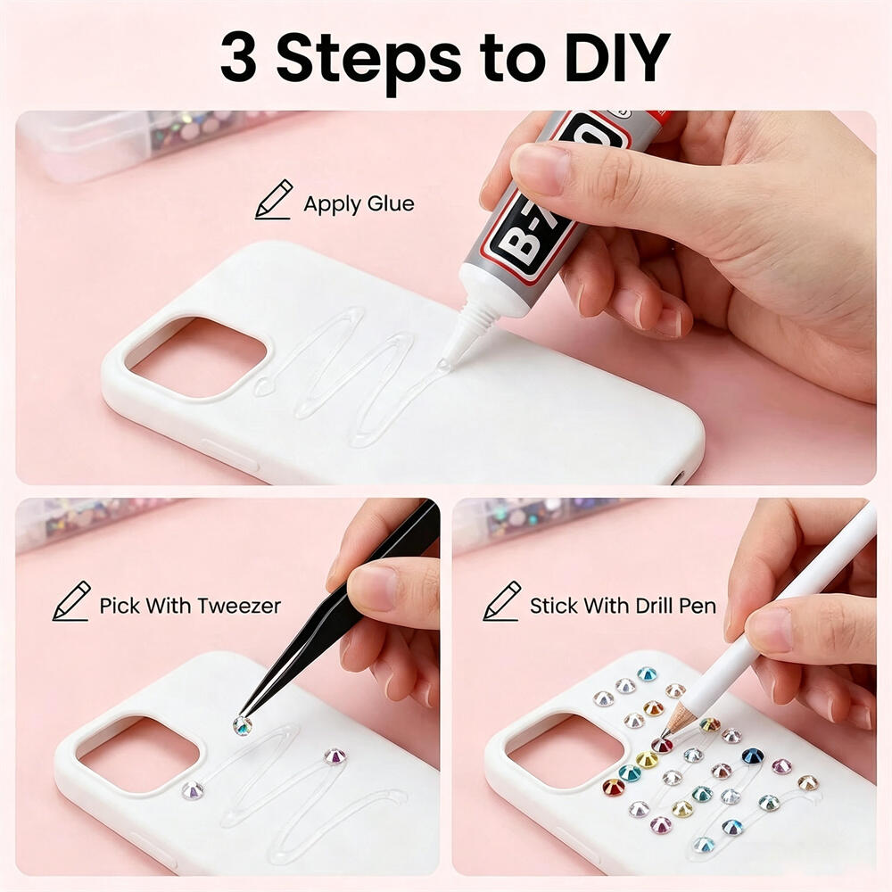 Kit de strass en résine multic - Resin Art Case avis et prix
