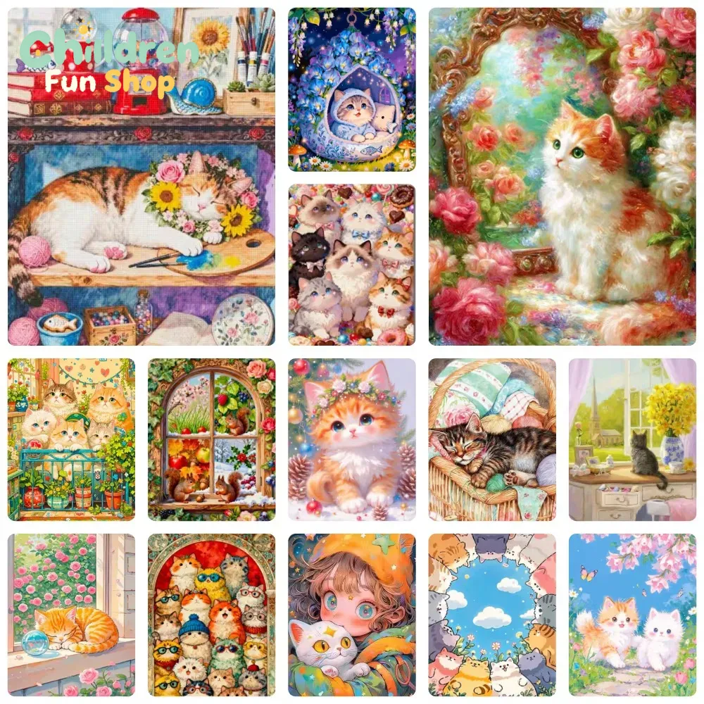 Peinture Diamant Adorable Chat - Resin Art Work avis et prix